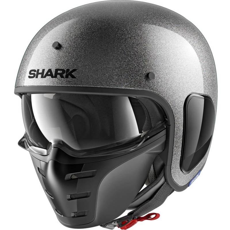 CASCO SHARK S-DRAK GLITTER TITANIO SSX 