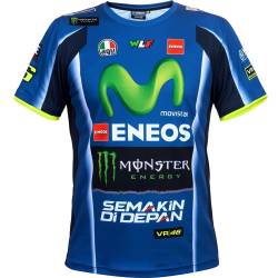 CAMISETA VR46 VALENTINO ROSSI YAMAHA M1 REPLICA