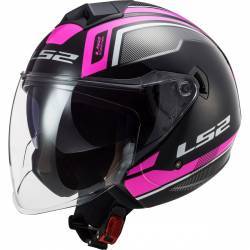 Casco ls2 twister ii flix violeta