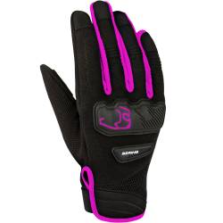 GUANTES BERING YORK LADY NEGRO/FUCSIA