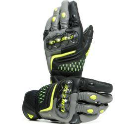 GUANTES DAINESE CARBON 3 SHORT BLACK/CHARCOAL-GRAY/FLUO-YELLOW