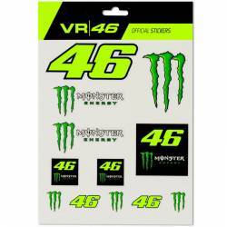JUEGO DE ADHESIVOS VR46 VALENTINO ROSSI MONSTER