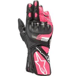 GUANTES ALPINESTARSSTELLA SP-8 V3 NEGRO/DIVA PINK