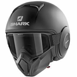 CASCO SHARK STREET-DRAK NEGRO MATE