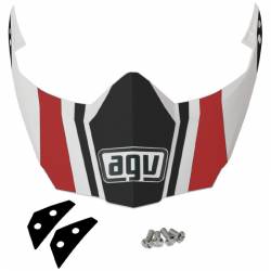VISERA AGV AX-8 DUAL EVO TOUR ROJO