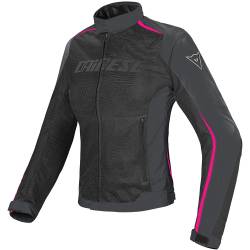 CHAQUETA DAINESE HYDRA FLUX D-DRY LADY NEGRA/FUXIA